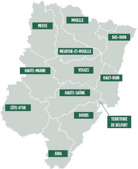 GGE - GDMR- Accueil - Carte GGE Départements