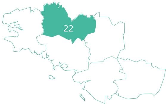 Carte Département 22